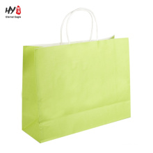 Lightweight with twist paper handle shopping bag